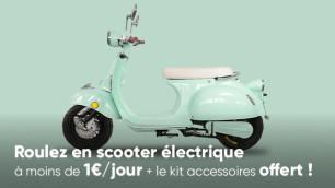 Roulez en scooter électrique