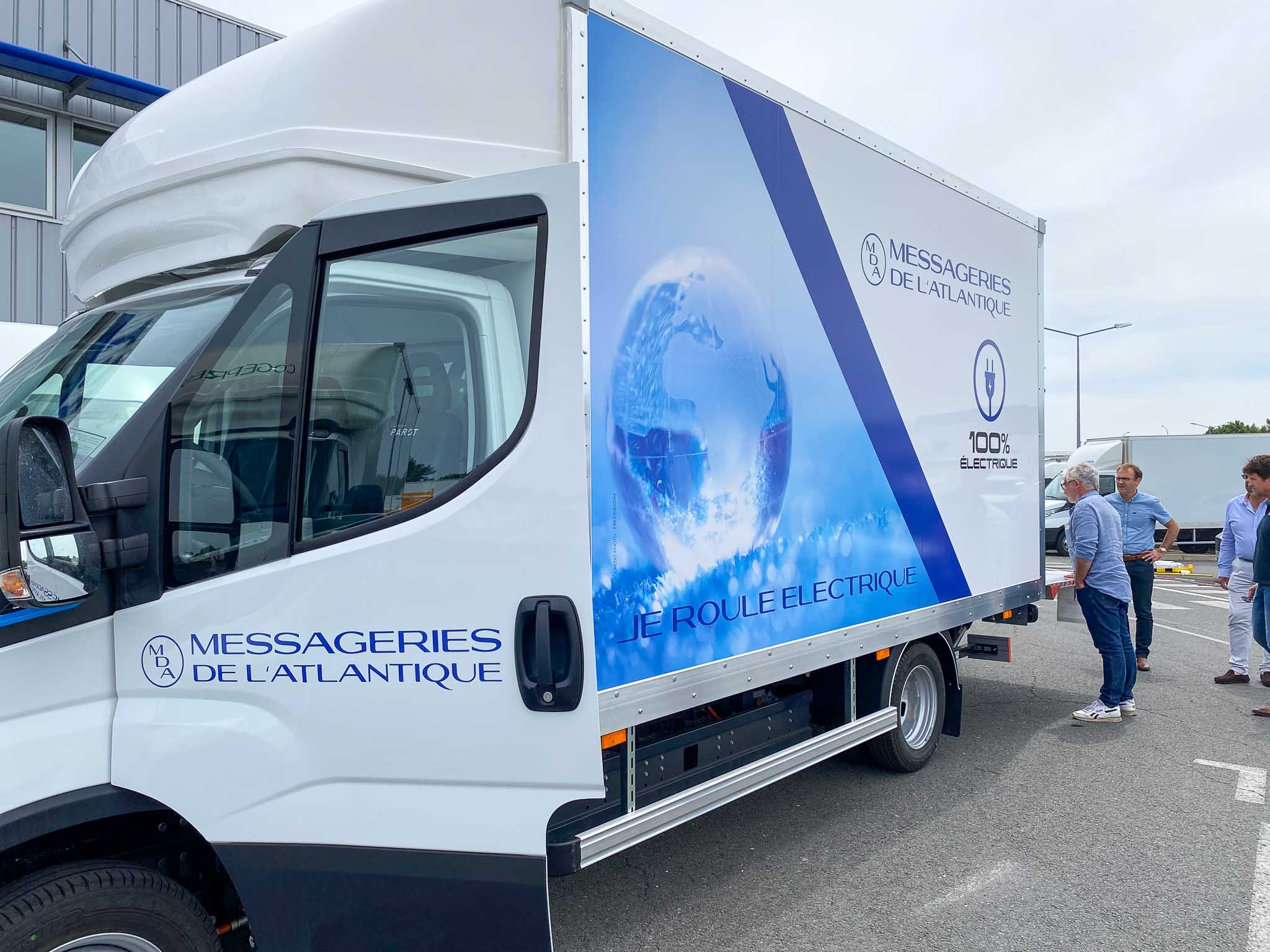 Premier IVECO eDaily du Groupe PAROT pour Messageries de l'Atlantique