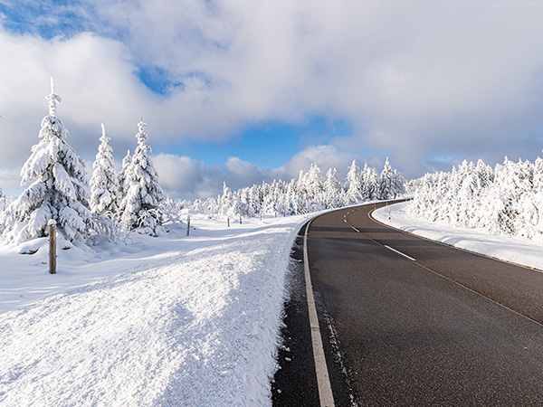 route neige