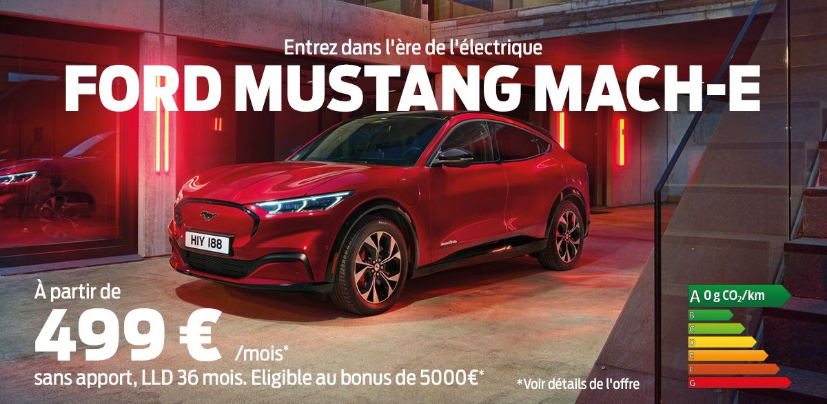 Ford Mustang Mach-E à 499€